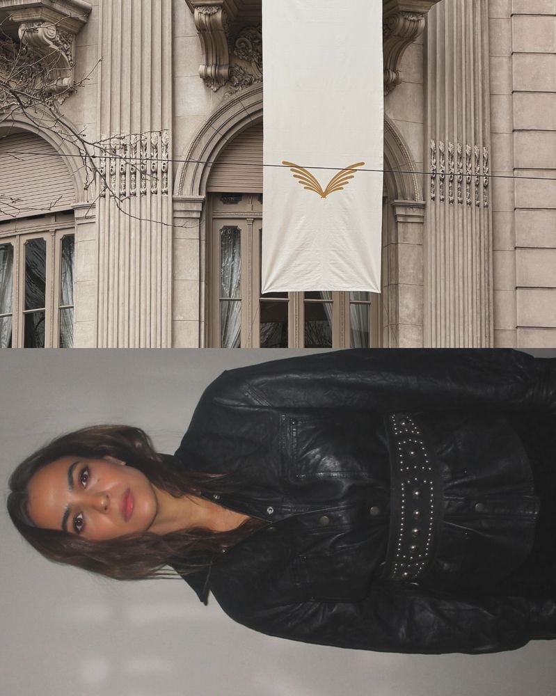 Tachas, cuello camisero, hombreras: Agustina Cherri apostó por el abrigo en tendencia y dio cátedra de estilo