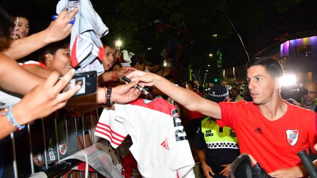 La llegada del equipo millonario a la provincia.