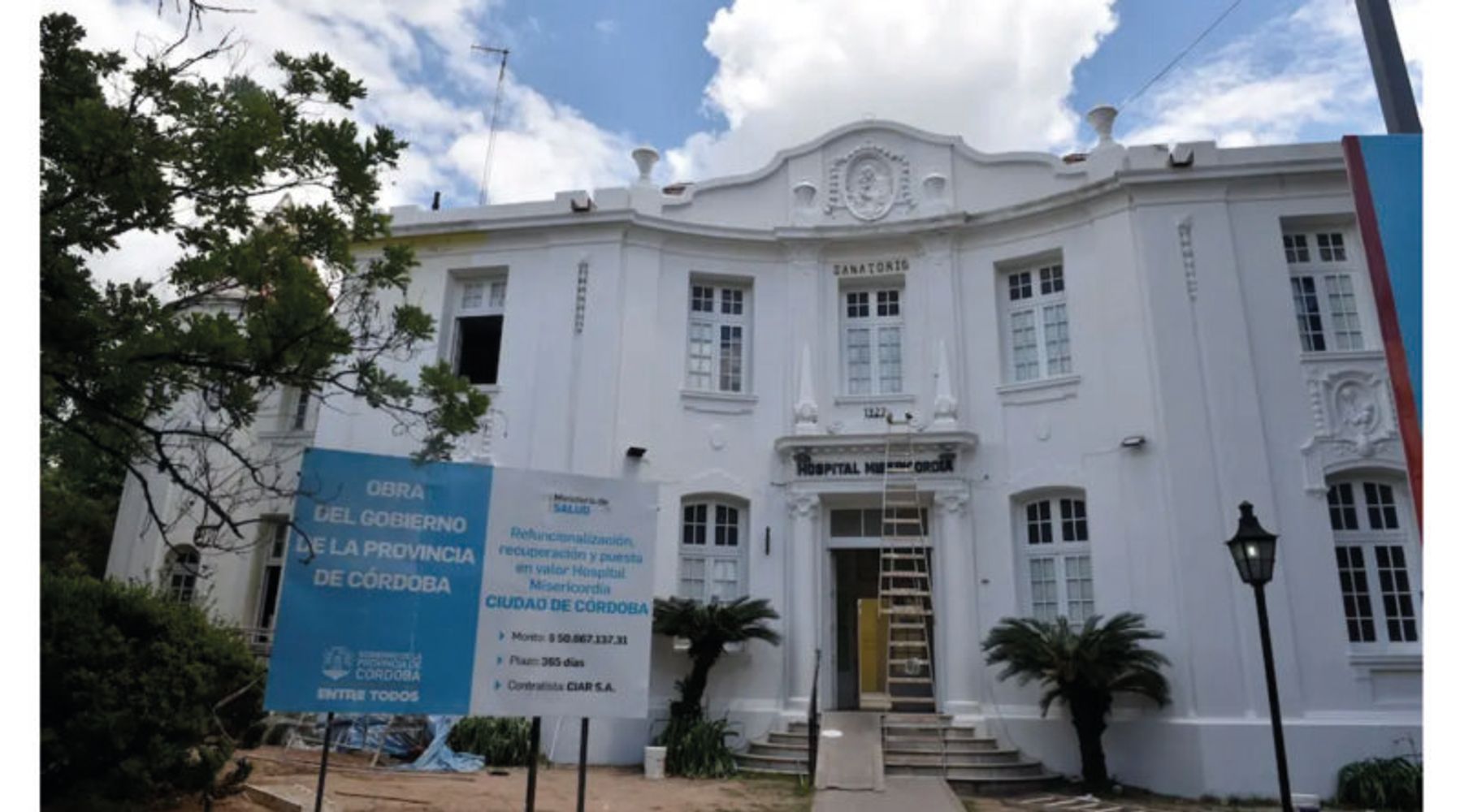 El Hospital donde perdió la vida en Córdoba. 