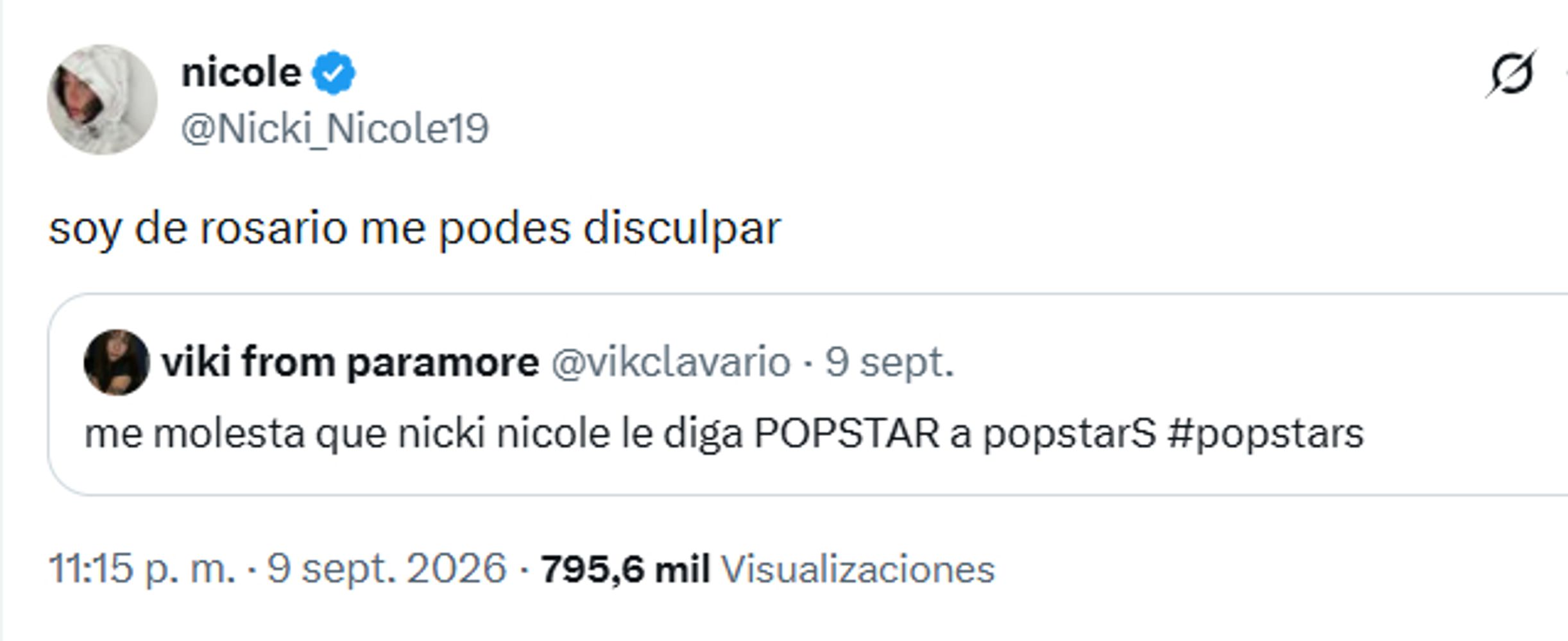 El tuit de Nicki Nicole tras las críticas por su forma de hablar