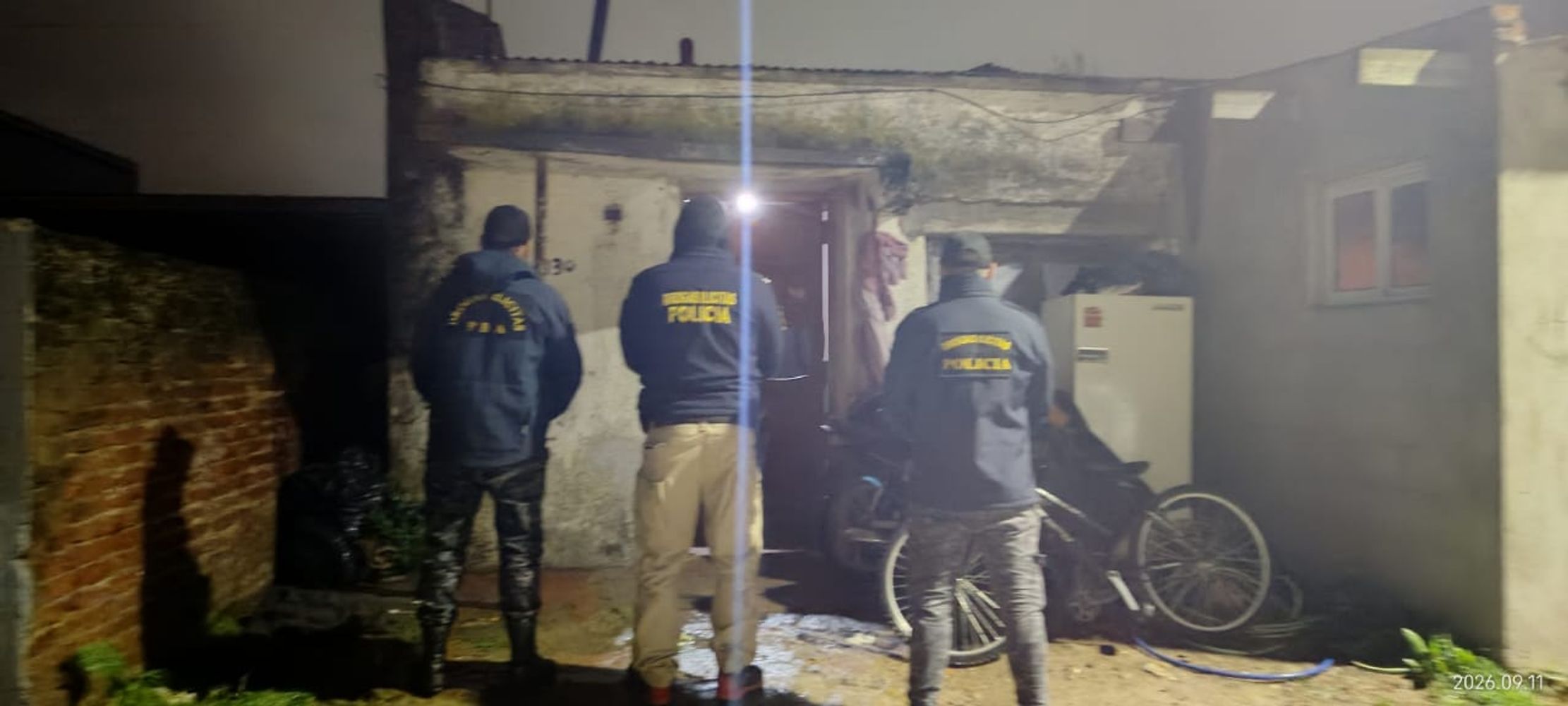 Allanamiento por drogas en Gonzales Chaves