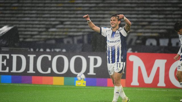 Con su gol, Valentín Depietri aseguró el triunfo de Talleres.