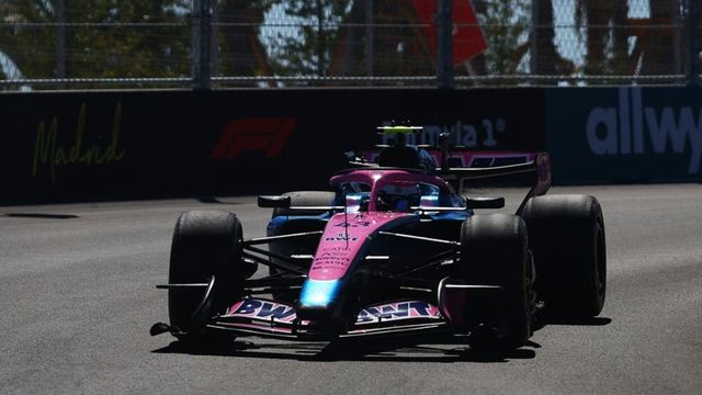 Franco Colapinto celebró los puntos que hizo en el GP de España.