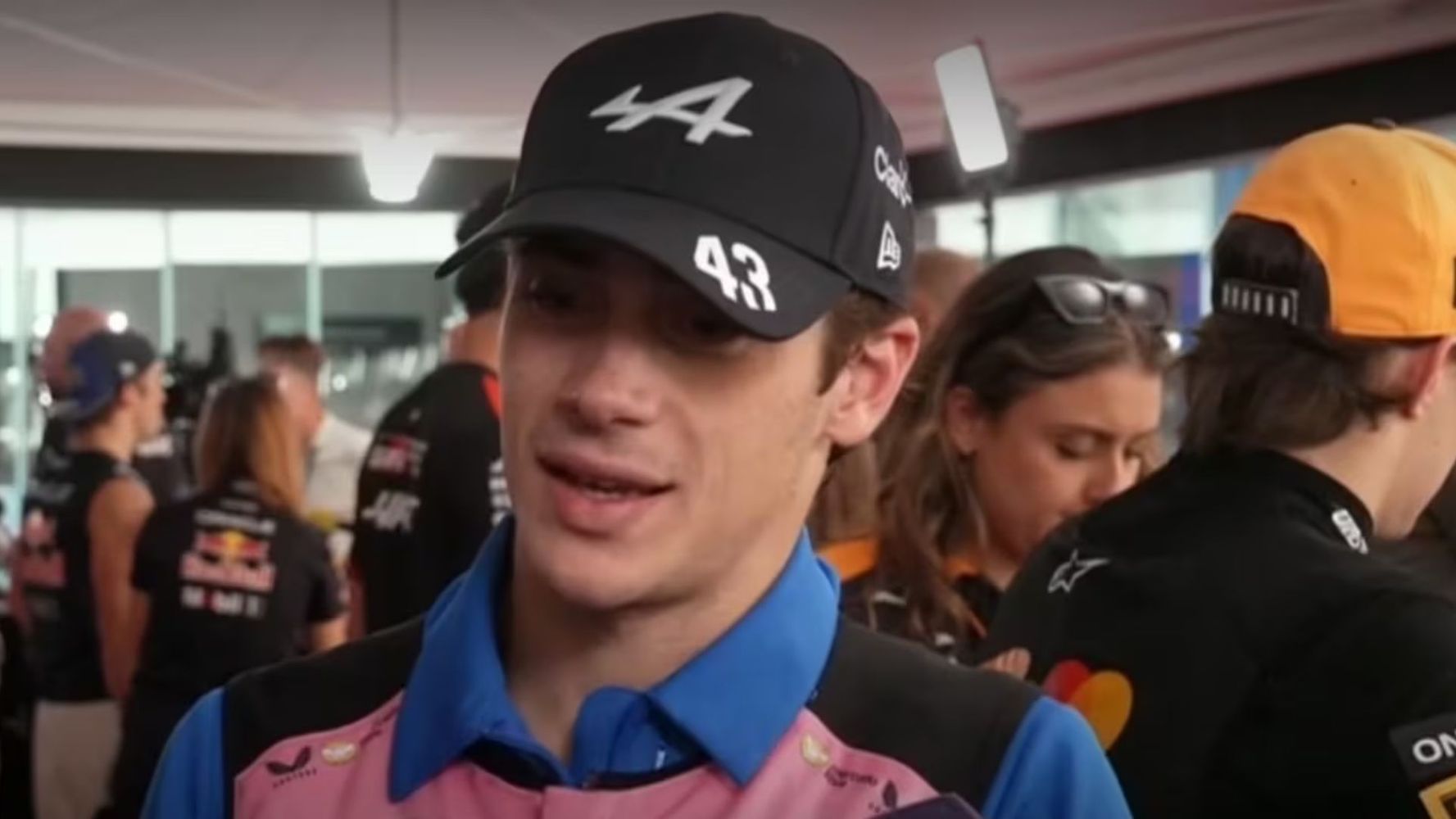 Franco Colapinto celebró los puntos que hizo en el GP de España.