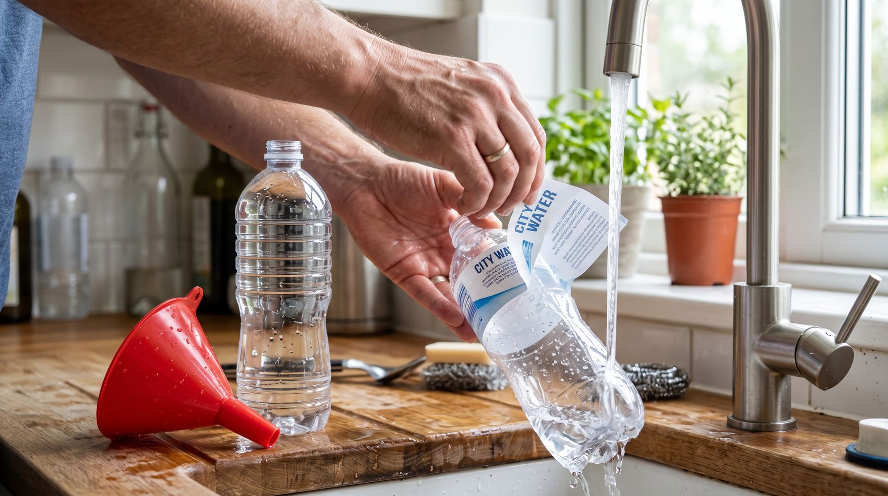 Colgar botellas de plástico con agua afuera de la casa: para qué sirve y por qué lo recomiendan