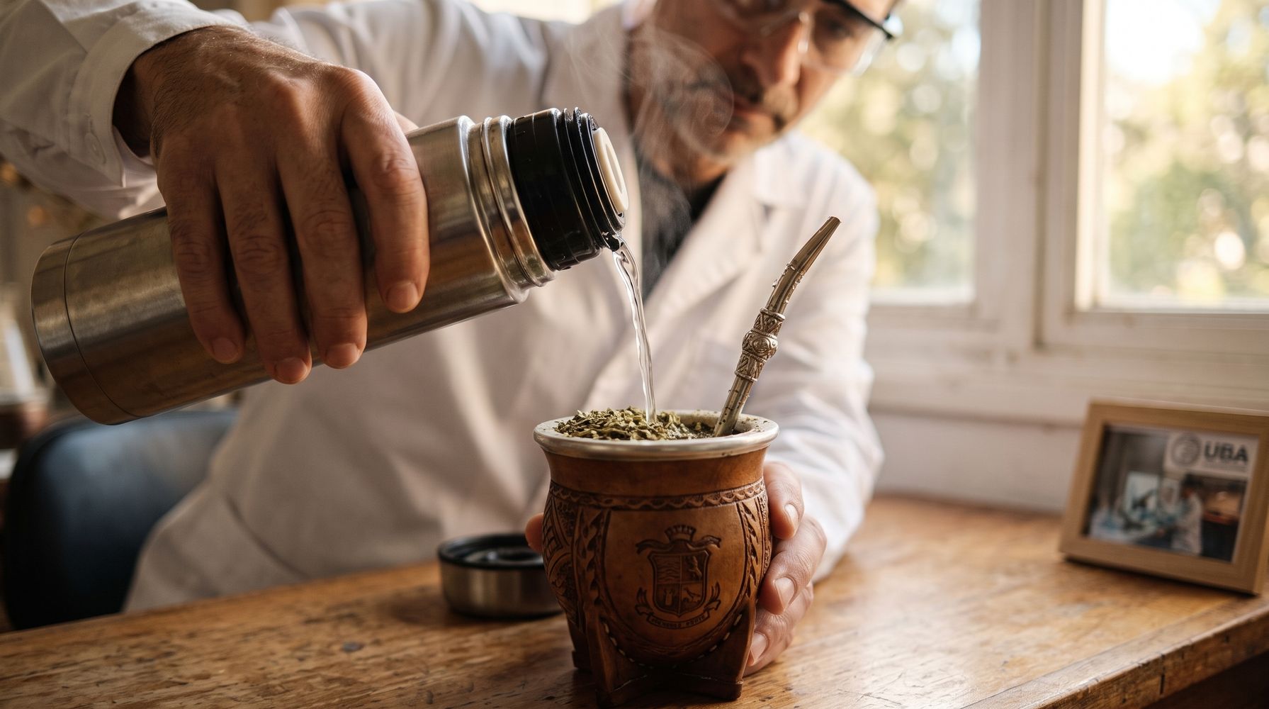 Juan Ferrario, biólogo (UBA): “Tomar mate reduce el riesgo de desarrollar Parkinson”