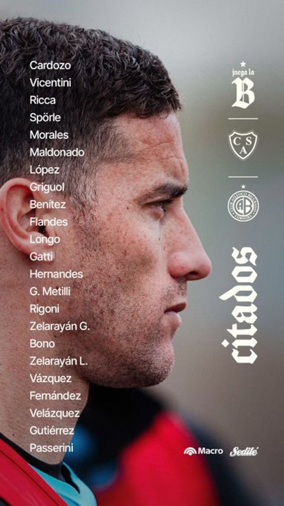 Convocados de Belgrano para visitar a Sarmiento en Junín