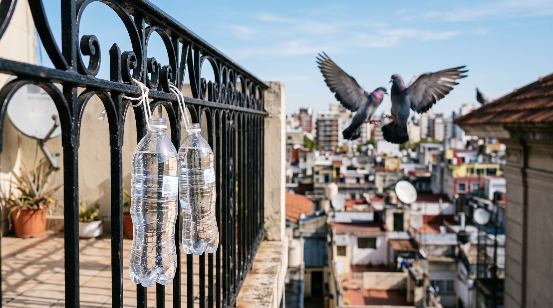 Colgar botellas de plástico con agua afuera de la casa: para qué sirve y por qué lo recomiendan