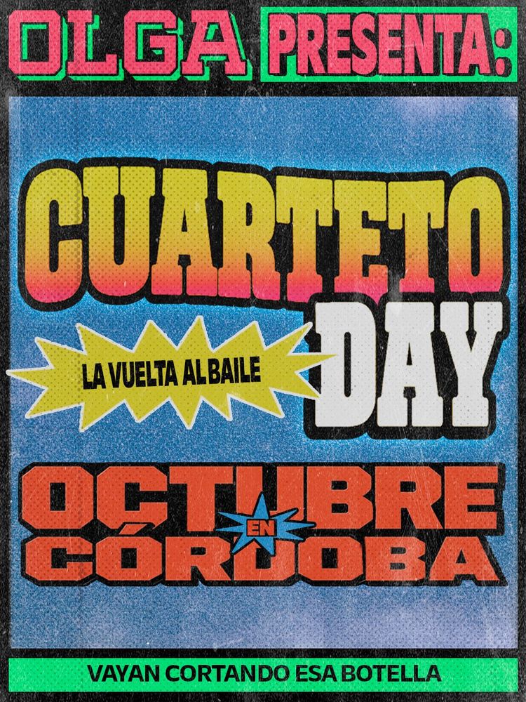 Olga presenta Cuarteto Day.