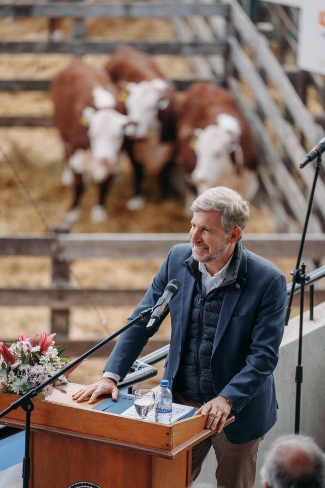 Frigerio en la Expo Rural Gualeguaychú.