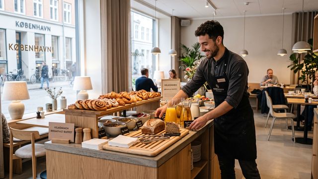 Karen Nedergaard, directora de un hotel en Copenhague: "No podría servir el desayuno si no fuese por los argentinos"