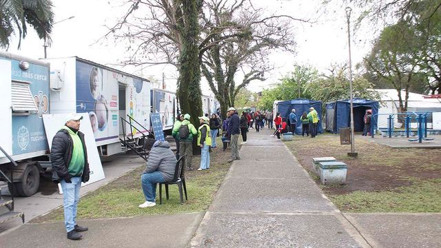 El Hospital Móvil permanecerá hasta el viernes 18 en la plaza de Necochea y Manuel Estrada, de 8.30 a 12.30, con todas sus prestaciones disponibles.