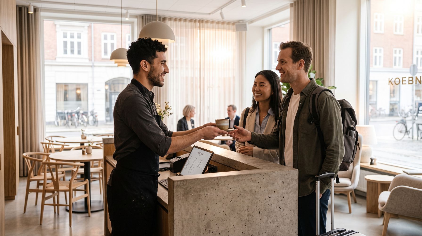 Karen Nedergaard, directora de un hotel en Copenhague: "No podría servir el desayuno si no fuese por los argentinos"
