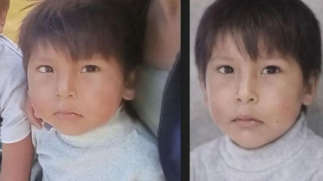 Lian no aparece. El rostro del niño ser vería así en la actualidad.