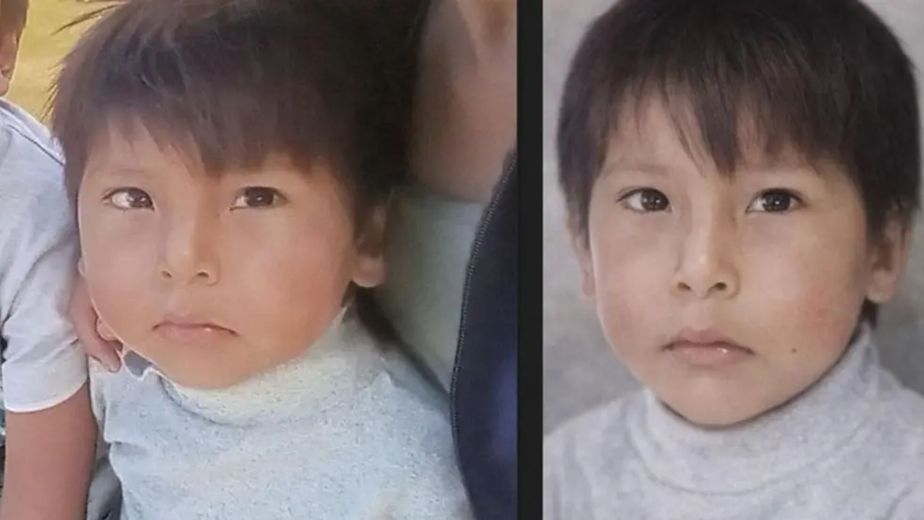 Lian no aparece. El rostro del niño ser vería así en la actualidad.