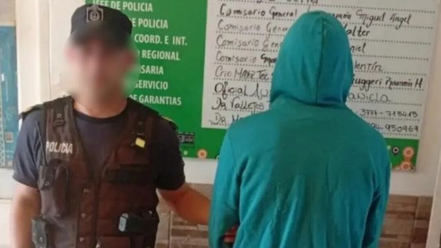 Detenido en Esquina por atacar al amante de su novia