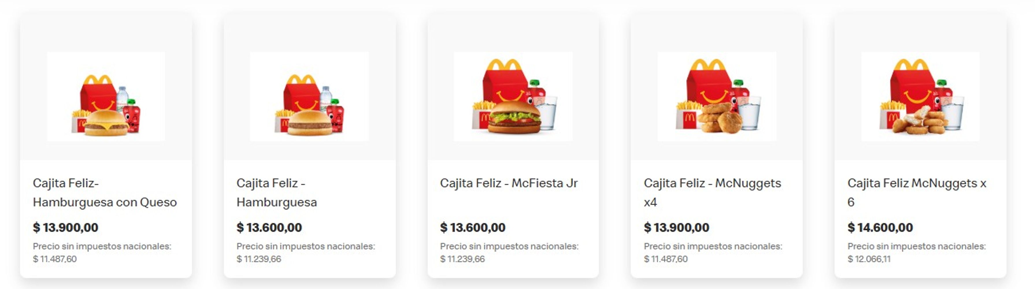 McDonald's lanzó una Cajita Feliz de Bob Esponja x One Piece: cómo son los juguetes y cuánto cuesta cada combo
