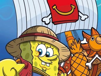 McDonald's lanzó una Cajita Feliz de Bob Esponja x One Piece: cómo son los juguetes y cuánto cuesta cada combo