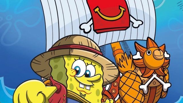 McDonald's lanzó una Cajita Feliz de Bob Esponja x One Piece: cómo son los juguetes y cuánto cuesta cada combo