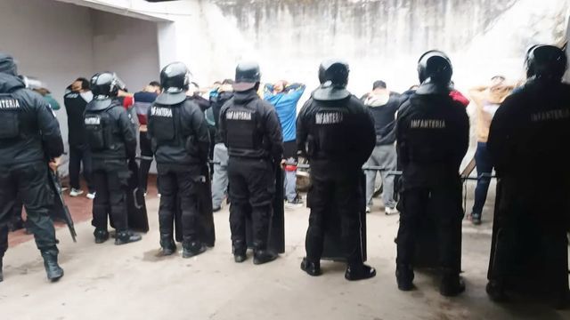 El control de los arrestos se complementó con tareas de mantenimiento sobre la estructura.