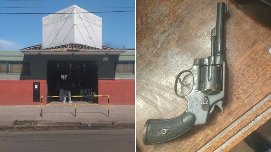 Un chico llevó un arma al colegio