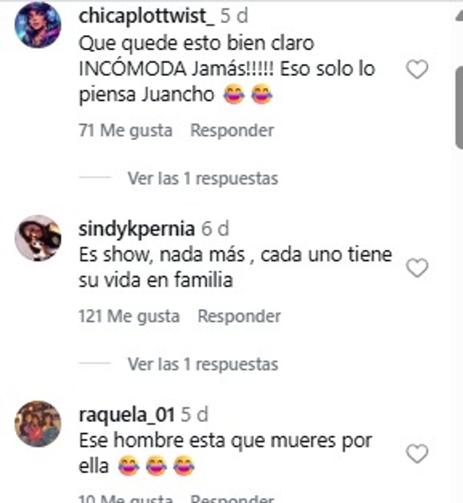 Opiniones sobre el beso entre Carolina Ramírez y Carlos Torres.