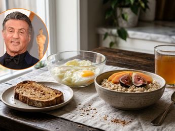 Sylvester Stallone, actor (80 años): “Antes de desayunar tomo un vaso de aminoácidos, 3 claras de huevo, 1/2 yema y avena”