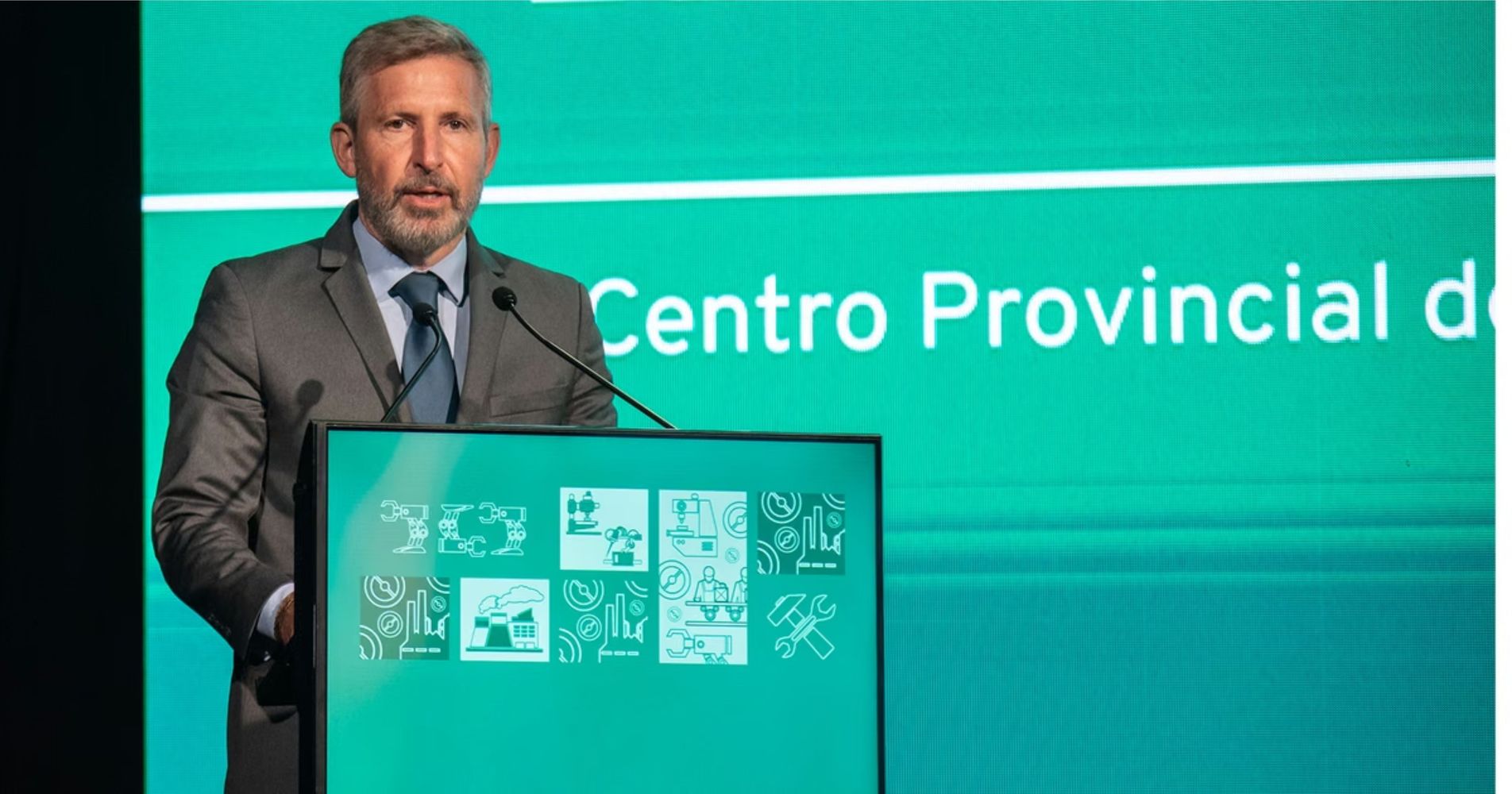 Martín Rappallini, Presidente Unión Industrial Argentina y Rogelio Frigerio, gobernador de Entre Ríos. 