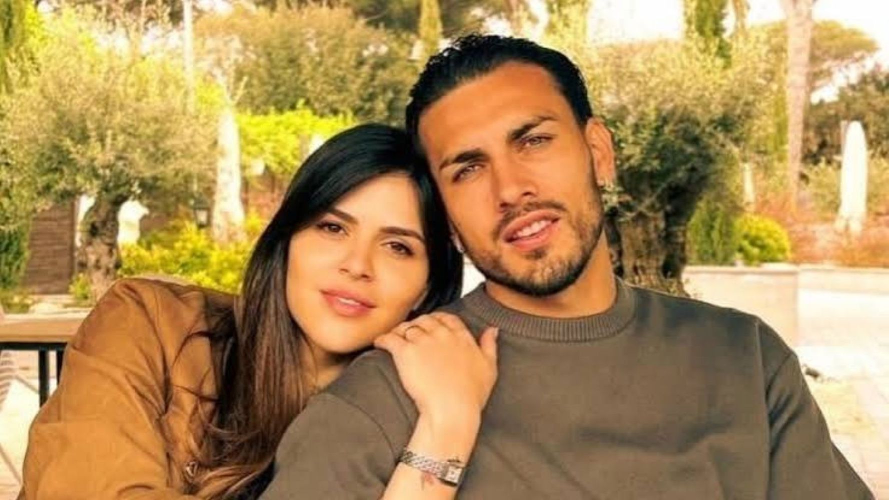 Leandro Paredes y Camila Galante.