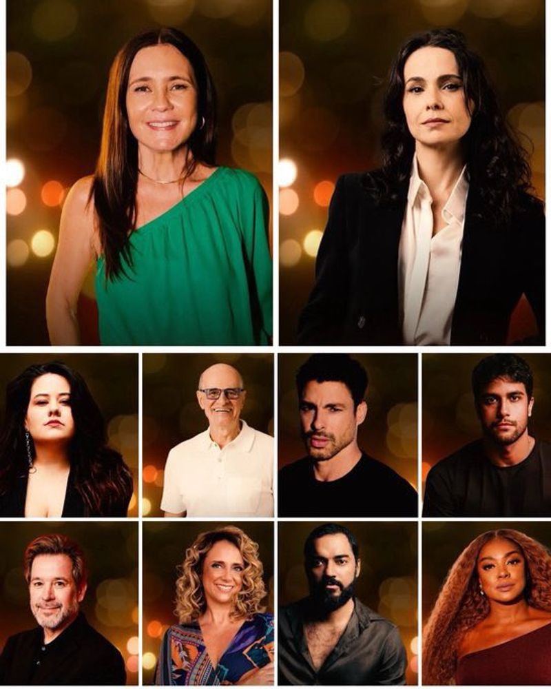Parte del elenco de Avenida Brasil 2.
