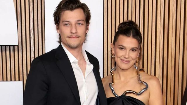 Millie Bobby Brown y Jake Bongiovi.