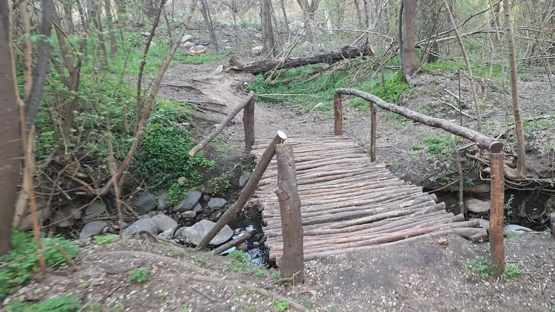 Preocupación en Cosquín por nuevos daños en el Sendero de los Poetas.