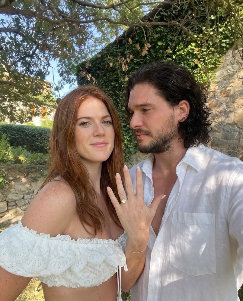 Kit Harington y Rose Leslie.