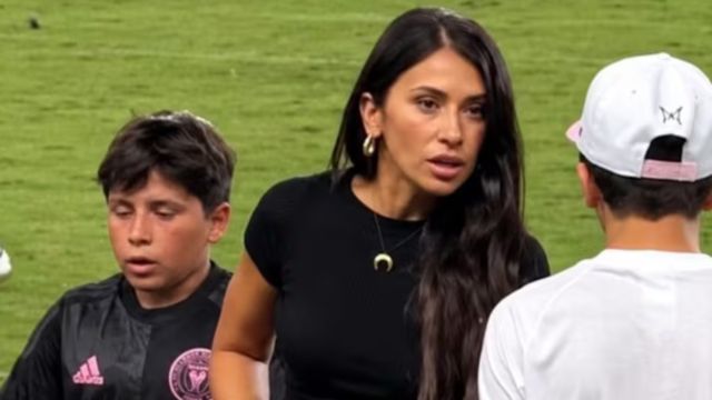 Antonela Roccuzzo viral por su reto a Thiago Messi