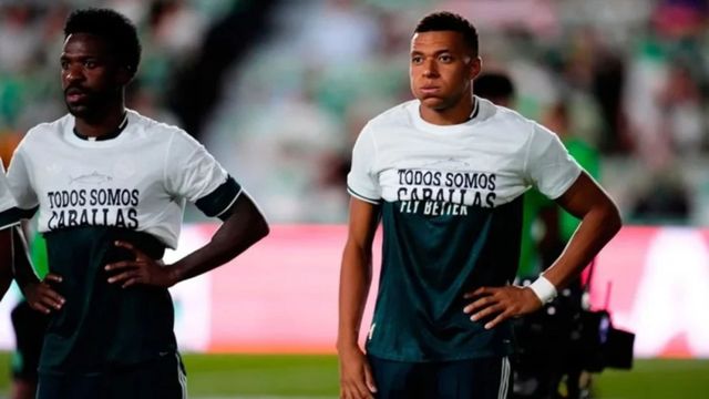 Vinicius Jr. y Kylian Mbappé.