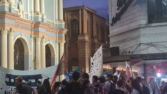 Los organizadores vincularon el aniversario con la situación actual de la educación pública y el ajuste nacional.