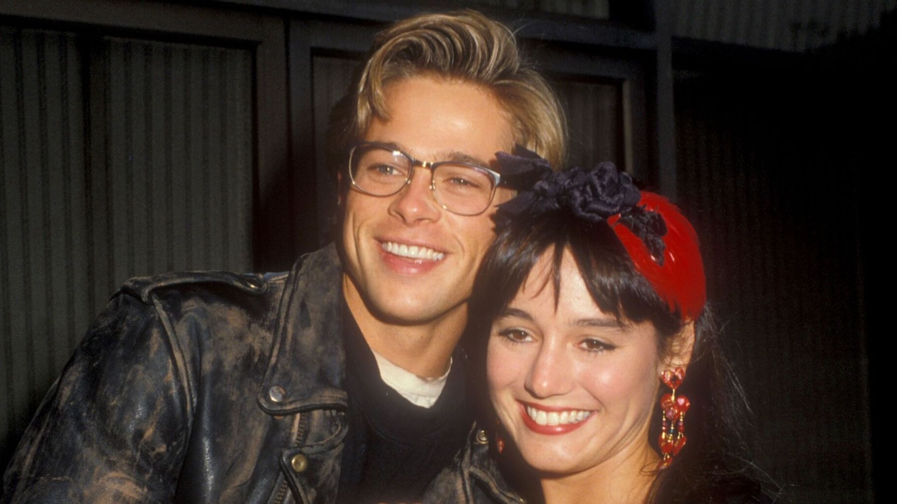 Brad Pitt y Jill Schoelen.