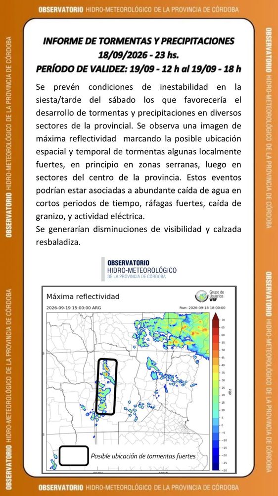 Informe del OHMC para Córdoba.