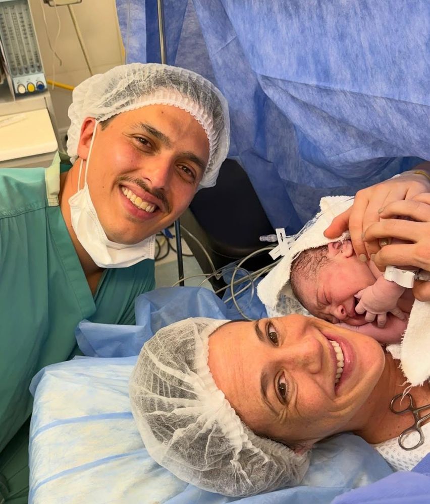 Micaela Lapegüe fue madre por primera vez.