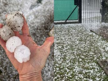 Temporal en Córdoba: cayó granizo en la ciudad, hubo daños y rige una alerta para este domingo