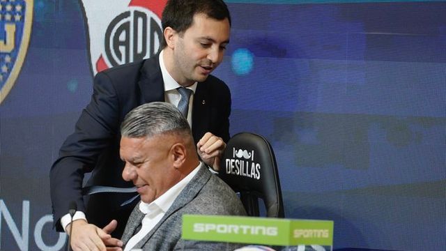 Stéfano Di Carlo, presidente de River, a fondo en la AFA.