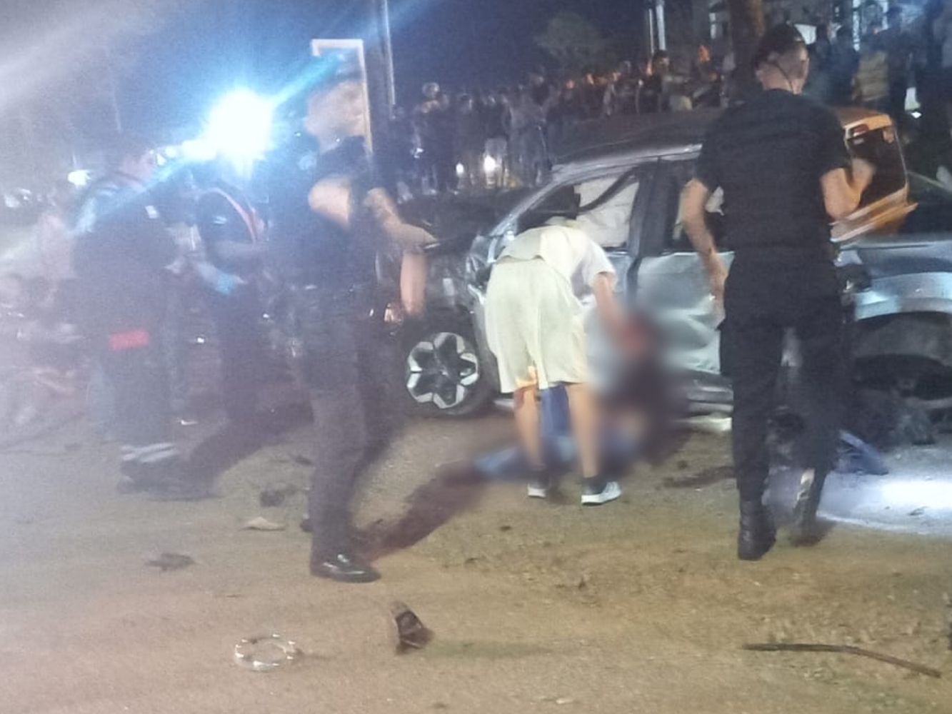 San Vicente: un adolescente de 14 años murió tras un choque que dejó dos muertos y cinco heridos.
