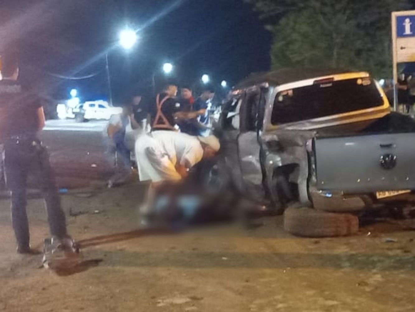 El adolescente de 14 años fue el que protagonizó el choque.