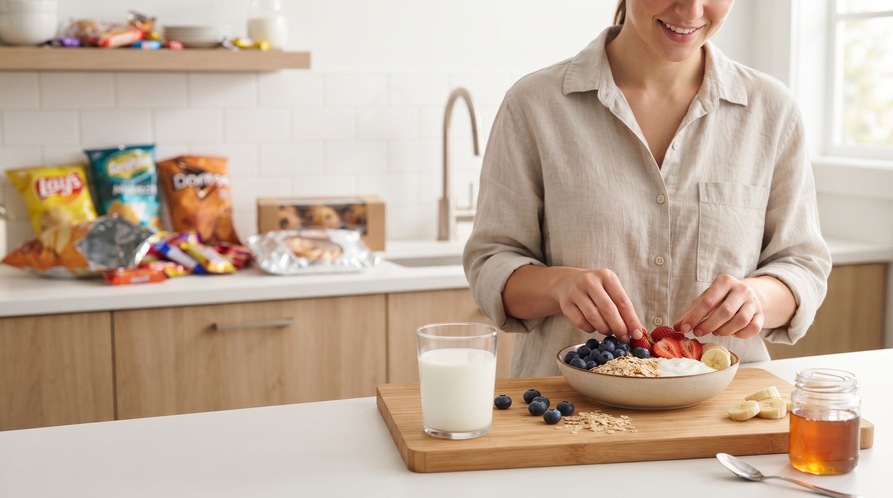Los nutricionistas coinciden: "La merienda ideal no lleva embutidos, sino un yogur con cereales y pan"