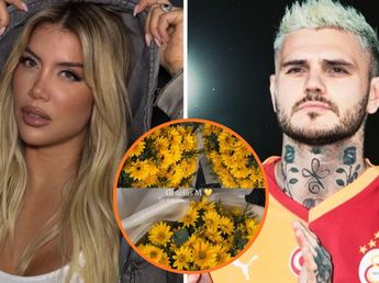 Wanda Nara mostró las flores amarillas que recibió este 21 de septiembre y una misteriosa dedicatoria apuntó a Mauro Icardi