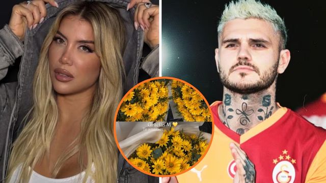 Wanda Nara mostró las flores amarillas que recibió este 21 de septiembre y una misteriosa dedicatoria apuntó a Mauro Icardi