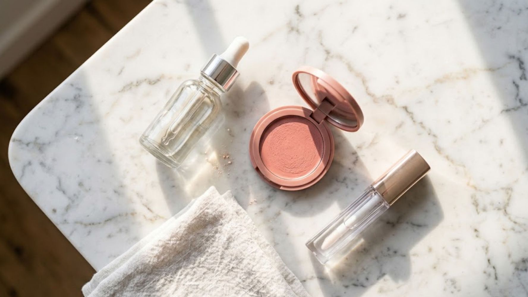 La importancia de no sobrecargar de productos el look.