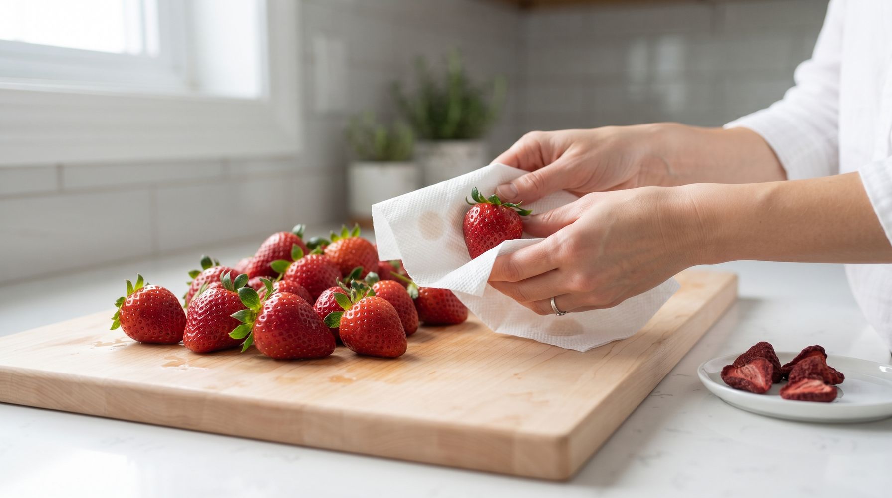 Ni con agua del grifo ni con vinagre: esta es la forma correcta de lavar las frutillas para eliminar los restos de pesticidas