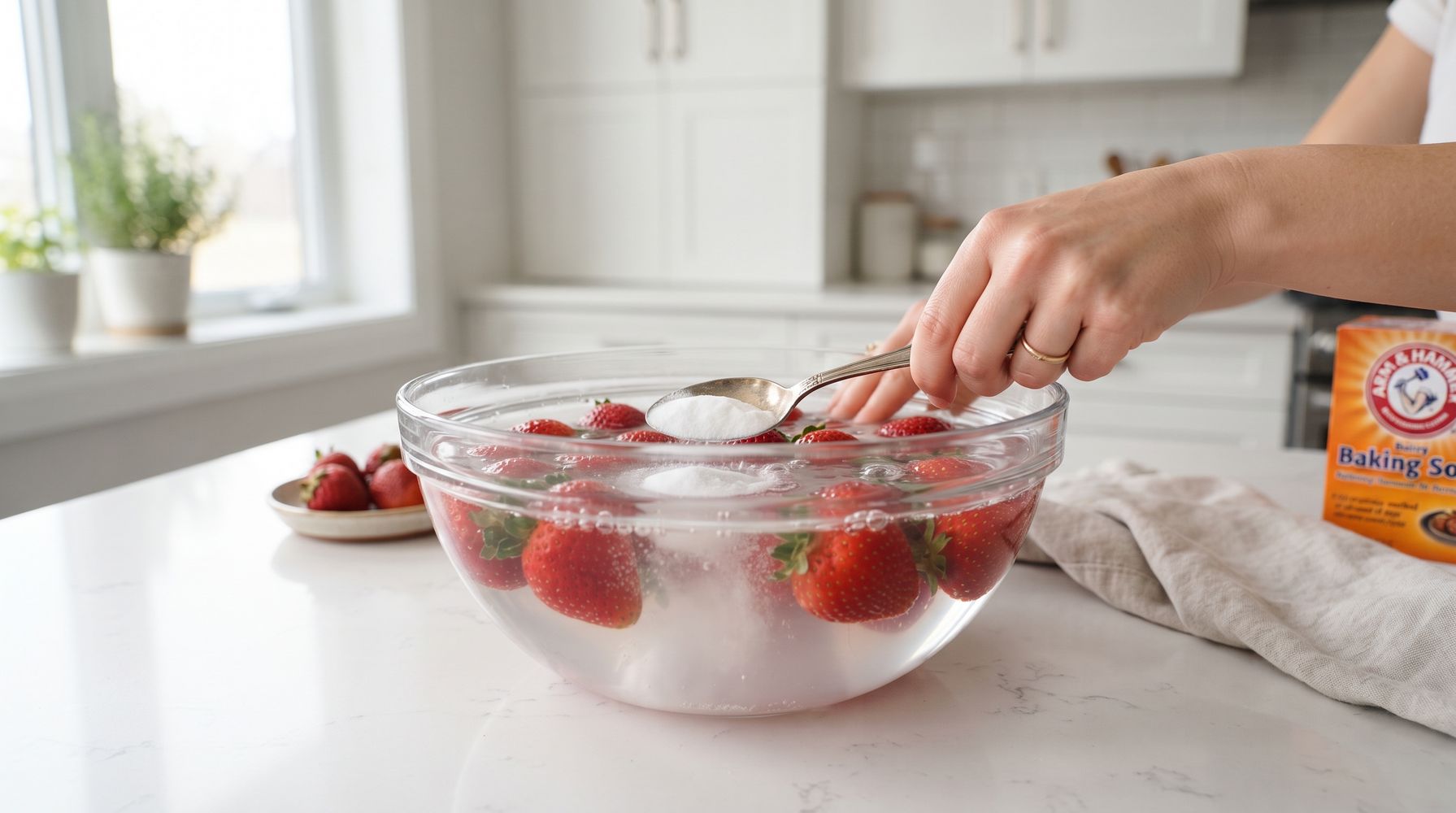Ni con agua del grifo ni con vinagre: esta es la forma correcta de lavar las frutillas para eliminar los restos de pesticidas