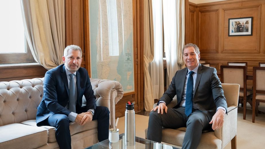 Frigerio se reunió con Santilli por el Presupuesto 2027 y obras para Entre Ríos
